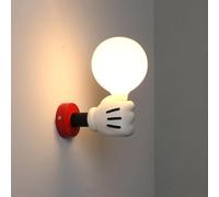 Wmmner Wall Sconces for Bedroom Creative Cartoon Indoor Wall Lamp Small Modern Resin Lighting Bedside Wall Mounted Lamp Art Deco for s Room Bedroom Living Room Stairs Hallway