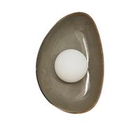Wmmner Wall Sconces for Bedroom Hand-Made Ceramics Globe Shade Indoor Wall Light Retro Japanese Style Wall Mounted Light with Glass Lampshade Lighting Fixtures for Living Room Bedroom Hal