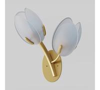 Wmmner Wall Sconces for Bedroom Hardwired French Vintage Sconces Wall Lighting with Colorful Glass Shade Gold Wall Light Indoor Ative Lighting Fixtures for Bedside Bedroom Living Room Hal