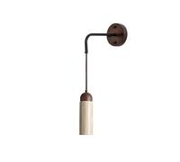 Wmmner Wall Sconces for Bedroom Indoor Wall Mount Light Matte Modern Decorative Lighting French Cream Wall Lamp Mini Half-Cylinder Resin for Bedroom Living Room Hallway