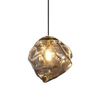 Wmmner Wall Sconces for Bedroom Modern Grey Glass Vintage Industrial Kitchen Island Ice Amber Blown Glass Small for Bedroom Dining Room Farmhouse/Gray-20Cm