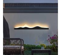 Wmmner Wall Sconces for Bedroom Modern Wall Picture Lights 3D Wall Art Decor Led Chinese Creative Landscape Pine Mural Lamp for Home Living Room Study Bedroom Decor(A+C)/B+C/70.8In