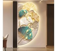 Wmmner Wall Sconces for Bedroom Wall Led Lights 3D Wall Sculptures Modern Art Wall Decor Creative Landscape Picture Wall for Home Entrance Corridor Study(A 55.1 * 27.5In)/B/39.3 * 19.6In