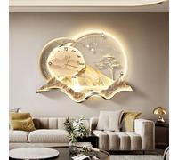 Wmmner Wall Sconces for Bedroom Wall Sculptures Hanginging Koi Fish Welcoming Pine Wall Art Decoration Lamp Oriental Decor Traditional Chinese Wall Hanginging Wireless Remote(/B/39.3In