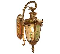 Wmmner Wall Sconces, Industrial V-Intage Shades Retro Metal Wall Sconce European Country Balcony Corridor Restaurant Indoor Lighting Wall Lamp E27 House Restaurants Coffee Shop Club Decoration(Brass,5