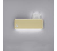 Wmmner Wall Sconces, Led Fairy Wall Lamp Rectangle Metal Wall Sconce Indoor Cartoon Cat Wall Light, 9W Children's Room Wall Wash Lights Headboard Lamps for Living Room Bedroom Bedside Hallway(Gold-30
