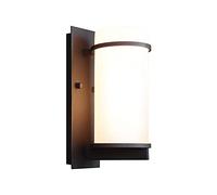 Wmmner Wall Sconces, Nordic Simple Cylinder Wall Mount Light White Glass Lampshade Wall Lantern Outdoor Waterproof and Rainproof Wall Lamp for Exterior Walls of Courtyard Aisles Exterior Wall Sconce