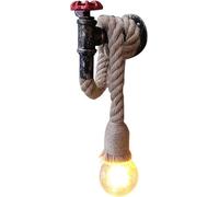 Wmmner Water Pipe Light Cafe Restaurant Barber Gallery Clothing Store Stair Aisle Industrial Yarn Wall Lamp E27 Base,for Living Room