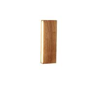 Wmmner Wooden Led Wall Sconce Modern Rectangle Dimmable Lamp Vintage Base Light Fixture for Bedroom Corridor Stairs Indoor Home Room-Warm 8X52Cm/Warm Light/8 * 22Cm(3 * 9Inch)