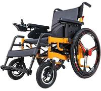 WMMY Super Heavy Duty Electric Wheelchair Folding, Polymer Li-ion Battery, Electric Power Or Use As Manual Wheelchair, Up To 15 Miles Range
