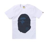 (WMNS) A Bathing Ape Denim Big Ape Head T-Shirt 'White' 1L80-210-069-WHT S