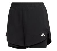 (WMNS) adidas AEROREADY Made for Training Minimal Two-in-One Shorts Asia Sizing 'Black' HN1044 S