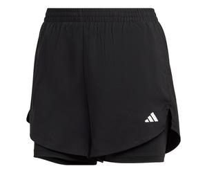 (WMNS) adidas AEROREADY Made for Training Minimal Two-in-One Shorts Asia Sizing 'Black' HN1044 XXL