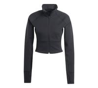 (WMNS) adidas Aeroready Studio Cropped Jacket Asia Sizing 'Black' HD8944 L