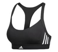 (WMNS) adidas All Me 3-Stripes Bra Asia Sizing 'Black Whtie' DU1290 XS