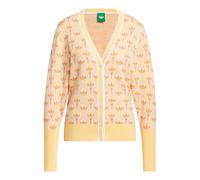 (WMNS) adidas All Over Cardigan 'White Ice Tangerine' KE7781 XL