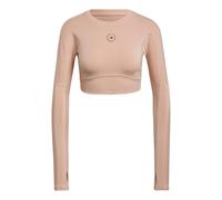 (WMNS) adidas by Stella McCartney TrueStrength Cropped Long Sleeve Asia Sizing 'Pink' HD9060 M