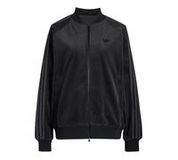 (WMNS) adidas Corduroy SST Oversized Track Top Asia Sizing 'Black' KQ6436 M