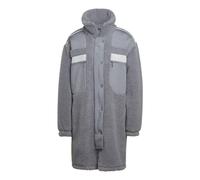 (WMNS) adidas Elongated Polar Fleece Jacket Asia Sizing 'Grey' HK5256 XS