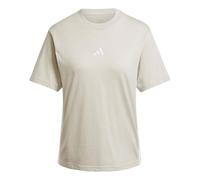 (WMNS) adidas Essentials 3-Stripes Cotton T-Shirt Asia Sizing 'Beige White' JE1237 L