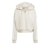 (WMNS) adidas Essentials 3-Stripes French Terry Quarter-Zip Hoodie Asia Sizing 'Grey' JN1958 M
