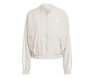 (WMNS) adidas Essentials 3-Stripes Lifestyle Woven Bomber Jacket Asia Sizing 'Grey' JE1317 S