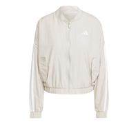 (WMNS) adidas Essentials 3-Stripes Lifestyle Woven Bomber Jacket Asia Sizing 'Grey' JE1317 XL