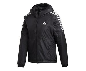 (WMNS) adidas Essentials Insulated Hooded Jacket Asia Sizing 'Black White' GH4598 S