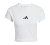 (WMNS) adidas Future Icons Small Logo Baby T-Shirt Asia Sizing 'White' JE4001 L