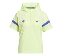 (WMNS) adidas Half-Zip Hooded Anorak Jacket Asia Sizing 'Semi Frozen Lemon' KG2172 XXL
