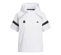 (WMNS) adidas Half-Zip Hooded Anorak Jacket Asia Sizing 'White' KG0144 S