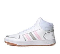 (WMNS) adidas Hoops 2.0 Mid 'White Pink Grey' FY6020 5.5