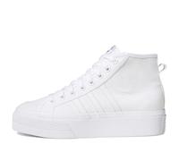 (WMNS) adidas Nizza Platform Mid 'Triple White' FY2782 7.5