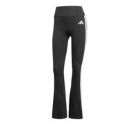 (WMNS) adidas Optime Essentials 3-Stripes Flared Leggings Asia Sizing 'Black White' JD6544 L