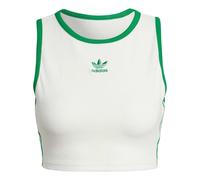 (WMNS) adidas Originals Cropped Tank Top Asia Sizing 'White Green' JH0622 XS