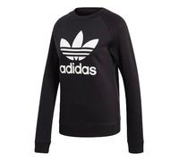 (WMNS) adidas originals Logo Sports Sweatshirt Black DV2612 XL