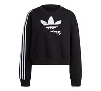 (WMNS) adidas Originals Splicing Logo Sweatshirt 'Black' HC4622
