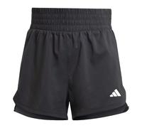 (WMNS) adidas Pacer Training 3-Stripes Woven High-Rise Shorts Asia Sizing 'Black White' IT7760 S