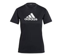 (WMNS) adidas Primeblue Designed 2 Move Logo T-Shirt Asia Sizing 'Black White' GL3820 M