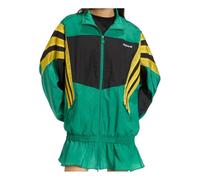 (WMNS) adidas Santiago Woven Track Top Asia Sizing 'Bold Green' KC9133 S