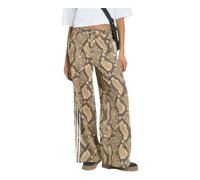 (WMNS) adidas Snake Print Denim Loose Pants Asia Sizing 'Linen Magic Beige' KY0630 30