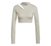 (WMNS) adidas Solid Color Sports Gym Long Sleeves Light Yellow HM3180 S