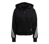 (WMNS) adidas Sportswear Wrapped 3-Stripes Full-Zip Hoodie Asia Sizing 'Black White' GL0339 XS