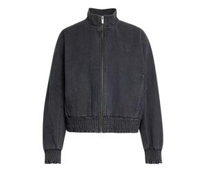 (WMNS) adidas Stadium Washed Denim Loose Fit Jacket Asia Sizing 'Black' KV0626 XL