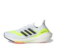 (WMNS) adidas Ultraboost 21 'White Solar Yellow' FY0401 6