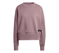 (WMNS) adidas W Fi 3s Crew Stripe Sports Round Neck Pullover Long Sleeves Purple Pink Hoodie HD8998 M