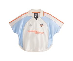(WMNS) adidas x Miaou Cropped Jersey Asia Sizing 'Chalk White' KR4492 M