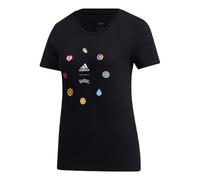 (WMNS) adidas x POKEMON Crossover Printing Training Sports Short Sleeve Black GN3004 M