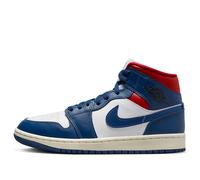 (WMNS) Air Jordan 1 Mid 'French Blue Gym Red' BQ6472-146 12
