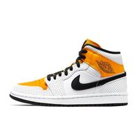 (WMNS) Air Jordan 1 Mid 'Perforated - White University Gold' BQ6472-107 11
